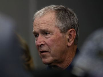 El expresidente Bush hizo un llamamiento a la unidad.