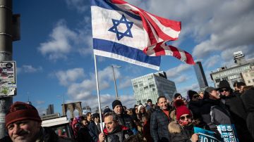 Marcha en respuesta al aumento de antisemitismo celebrada el pasado 5 de enero en el puente de Brooklyn.