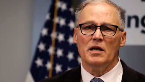 El gobernador del estado de Washington Jay Inslee.