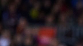 Lionel Messi en un partido con Barcelona.