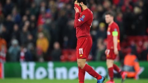 Mohamed Salah tras la derrota de Liverpool ante Atlético de Madrid en la Champions.