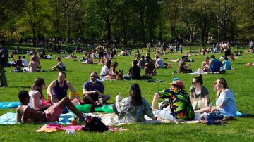 La vida lució normal en Central Park el fin de semana.