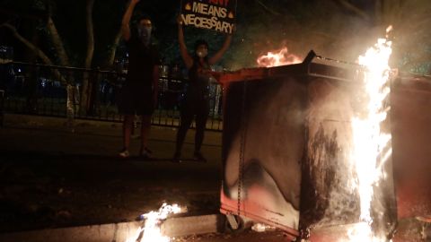 También en Washington, D.C., hubo protestas.