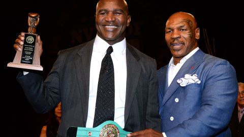 Evander Holyfield y Mike Tyson