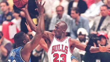 Michael Jordan con los Chicago Bulls.