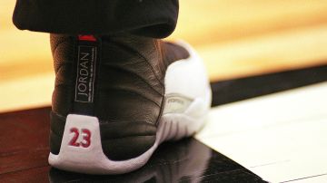 Los zapatos Michael Jordan #23 en 1997.