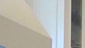 Diana Godínez en uno de los trabajos que conserva en EEUU