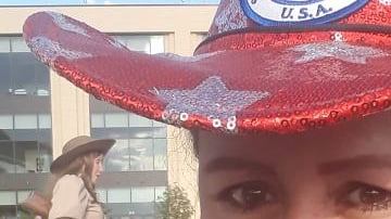 Libia Alfaro Sánchez se encuentra varada en Peru sin poder regresar a Los Ángeles.