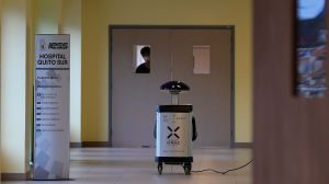 Panchito, Espejito y “El Boni” los robots que luchan contra el coronavirus