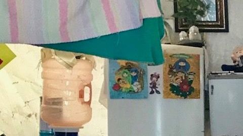 Marisol Rodríguez (blusa a rayas) y algunas otras mujeres otomíes que pelean por una vivienda en la CDMX