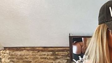 Se hizo una selfie que le gustó, hasta que miró bien.