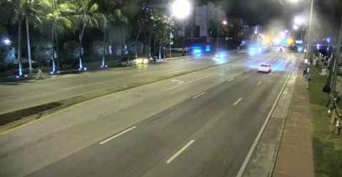 Imagen del video en el que se pudieron captar los hechos.