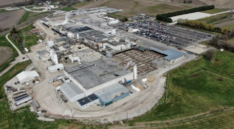 La planta procesadora de carne Tyson Foods en Joslin, Illinois.