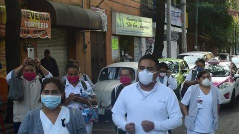 Enfermeras exigen equipos de protección,