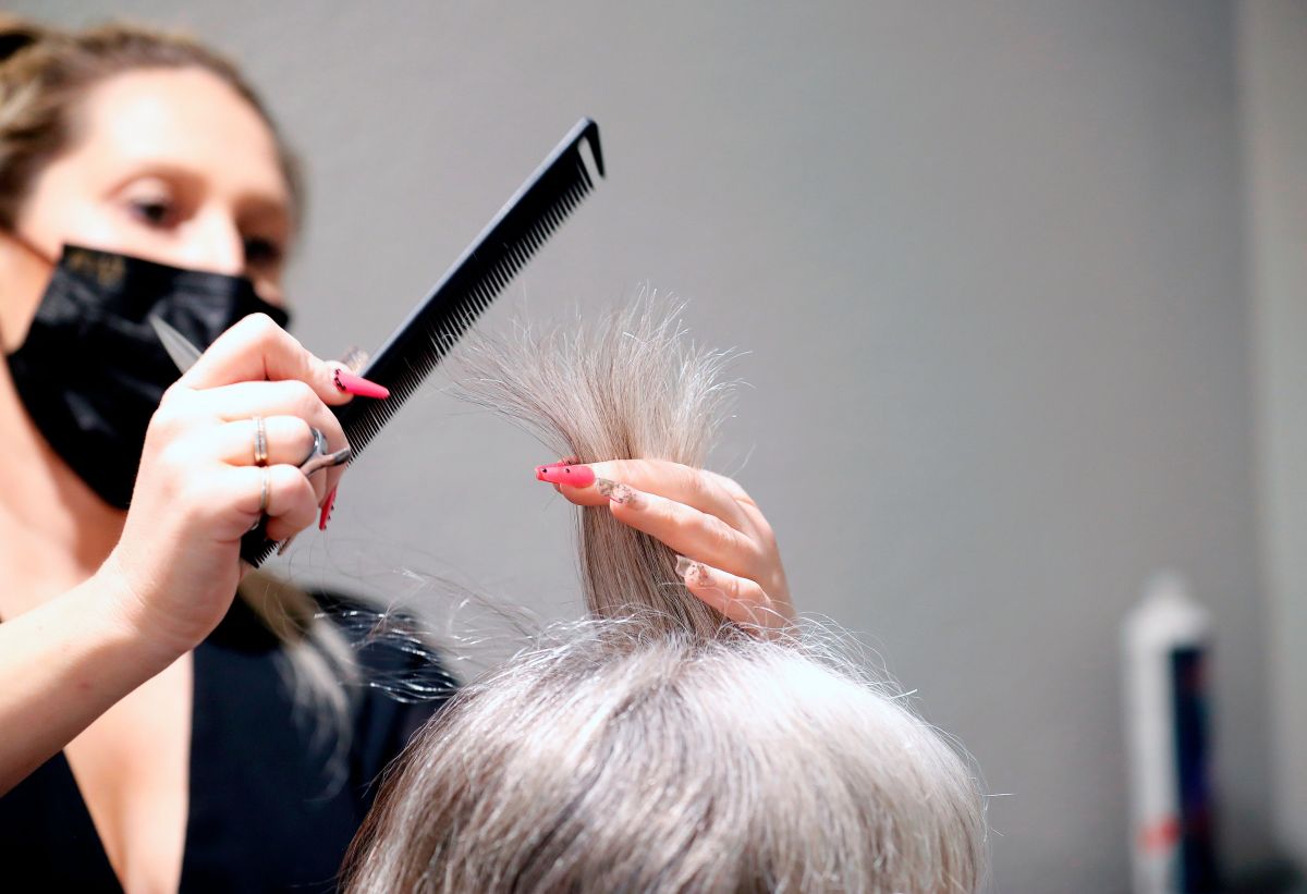 Fotos Así se ve un salón de belleza de California trabajando durante