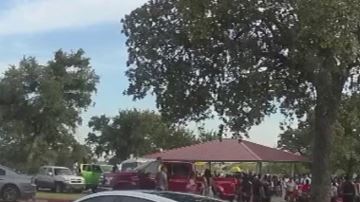 Imagenes de una patrulla de la Policía de Fort Worth.