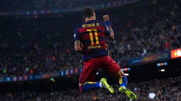 Neymar vistiendo los colores del FC Barcelona
