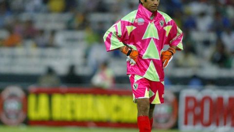 Jorge Campos, portero de la selección mexicana en los años noventa.