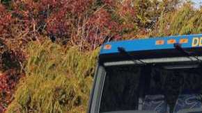 Unidad de dos pisos de Megabus.