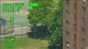 Dramática escena aérea