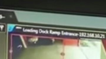 Captura de la cámara de videovigilancia, donde se ve al ladrón llevarse el automóvil.