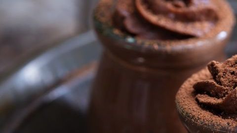 mousse de chocolate