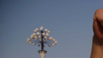 Estudiantes norcoreanos en una manifestación para denunciar a los desertores, este lunes.
