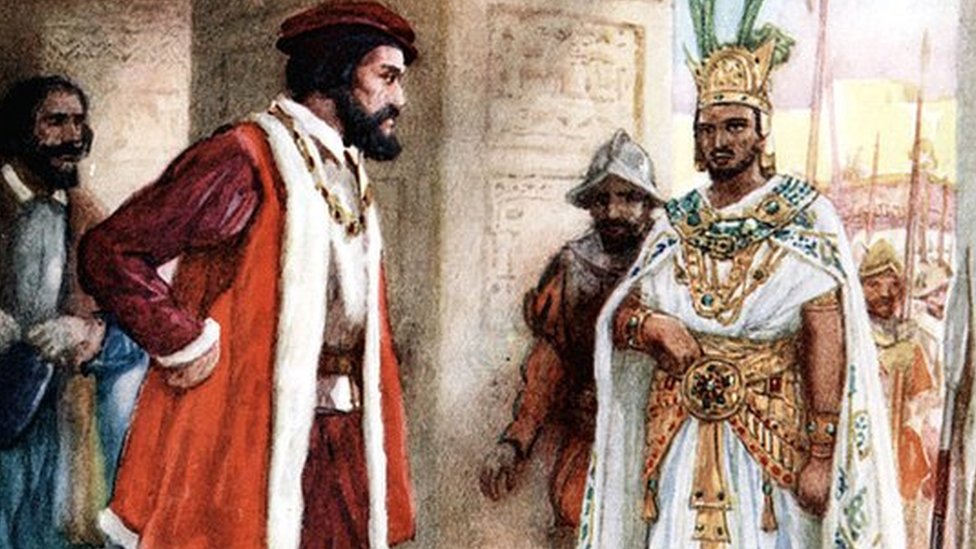 La diplomacia entre Hernán Cortés y el rey Moctezuma II solo duró unos días.
