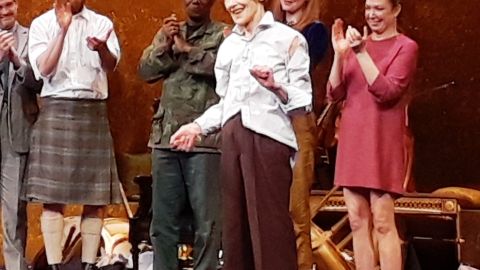 Glenda Jackson en el clásico "King Lear" de Shakespeare, 2019