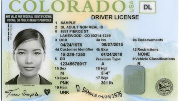 Licencia para indocumentados en Colorado.
