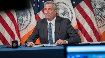 Alcalde Bill de Blasio dando parte positivo sobre Fase 1 de reapertura de NYC