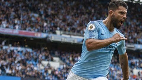 El Manchester City es líder de la Premier gracias al argentino Sergio Aguero. (Foto: EFE/EPA/PETER POWELL)