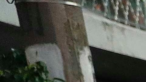 Manifestantes levantan sus brazos y permanecen quietos frente a unos policías durante una protesta contra el presidente de Brasil, Jair Bolsonaro en Sao Paulo.
