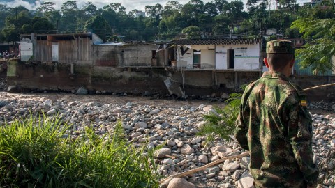 Soldado en Colombia.