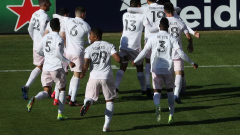 Imagen de archivo de varios jugadores del Inter Miami CF en un partido amistoso en Washington, el 7 de marzo de 2020.