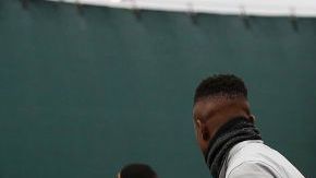 Liverpool en una sesión de entrenamiento previa al COVID-19.