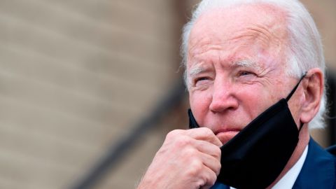 Former vice president and Democratic presidential candidate Joe Biden speaks about reopening the country during a discussion in Yeadon, PA, on June 17, 2020. (Photo by JIM WATSON / AFP) (Photo by JIM WATSON/AFP via Getty Images)