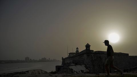 Nube del Sahara en Cuba