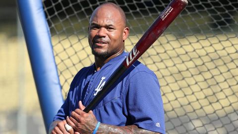 Carl Crawford jugó con los Dodgers de Los Ángeles de 2012 a 2016.