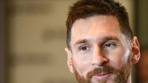 Lionel Messi y Antonella Roccuzzo el día de su boda.