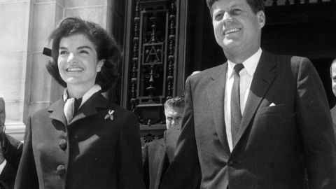 La familia presidencial Kennedy, en abril 1961.