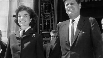 La familia presidencial Kennedy, en abril 1961.