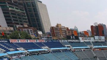 El Estadio Azul.