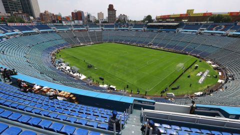 El Estadio Azul.