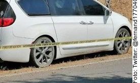 Los cuerpos fueron abandonados en una camioneta.