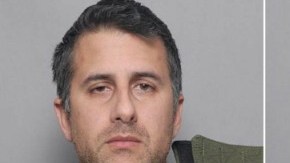 El policía Michael Valva y su novia Angela Pollina.