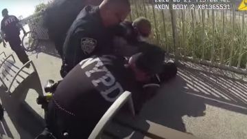 Video de cámara corporal del NYPD.