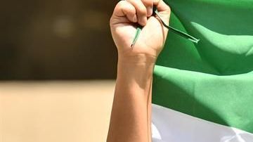 Protesta contra AMLO.