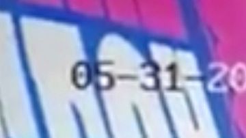 Captura del video difundido por la policía.