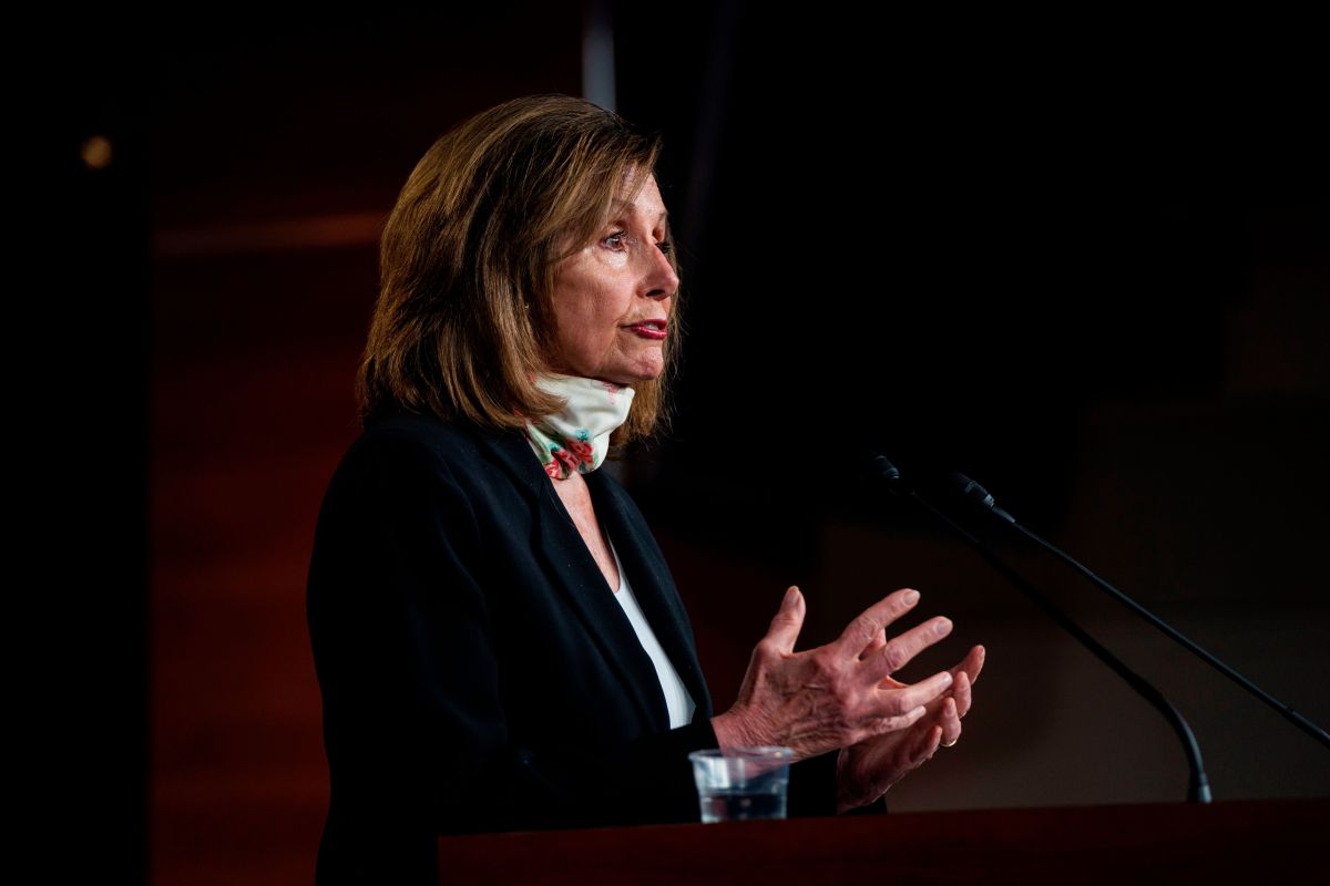 La presidenta de la Cámara de Representantes, Nancy Pelosi.